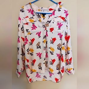 Ann Taylor flower print top